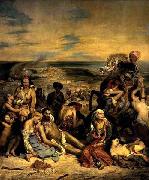 Eugene Delacroix Massacre at Chios china oil painting artist